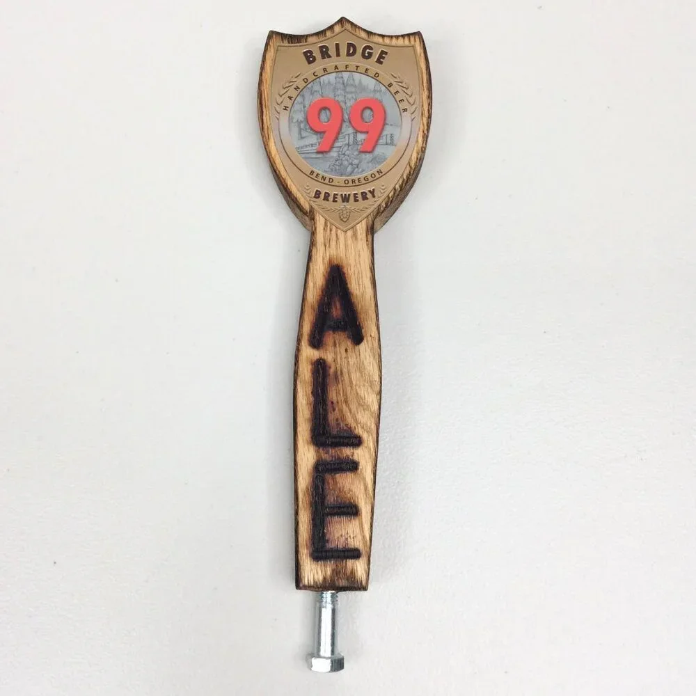 Bridge‎ 99 Brewery Ale Tap Handle Wood Bend Oregon Beer 10
